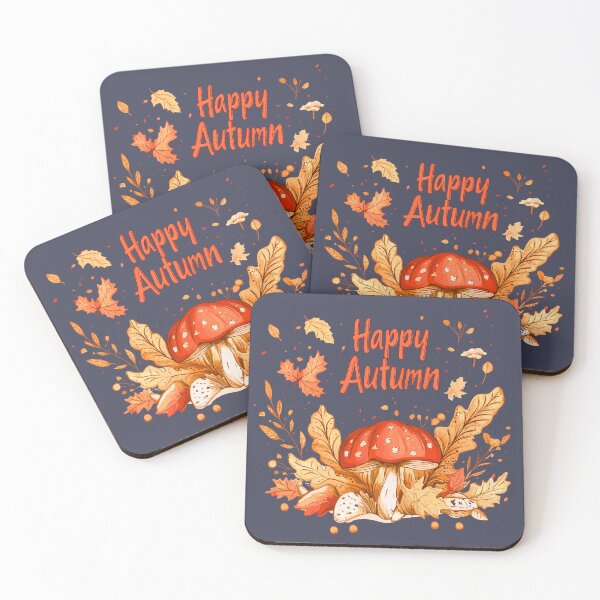 Item preview, Happy Autumn Forest Mushroom designed and sold by Lovemountain.