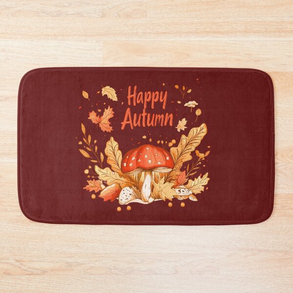 Item preview, Happy Autumn Forest Mushroom designed and sold by Lovemountain.