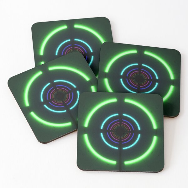 Item preview, Circular Tunnel & Multicolor Neons - Green designed and sold by Electric Shock!! Design.