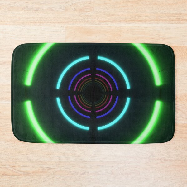 Item preview, Circular Tunnel & Multicolor Neons - Green designed and sold by Electric Shock!! Design.