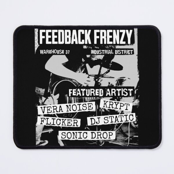 Item preview, Feedback Frenzy Industrial Streetwear T-Shirt, Monochrome Grunge designed and sold by baretyas.