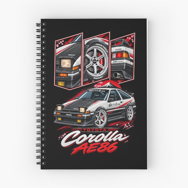 Item preview, Corolla AE86 Trueno JDM Sakura designed and sold by Gabriela Mihai.