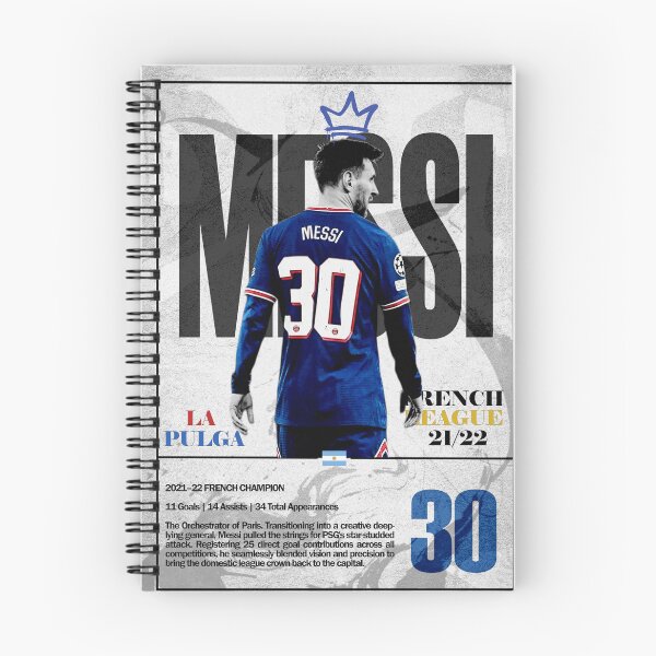 Item preview, The Parisian Playmaker No 30 Navy Retro Football Poster 2023 designed and sold by Af-RT10.