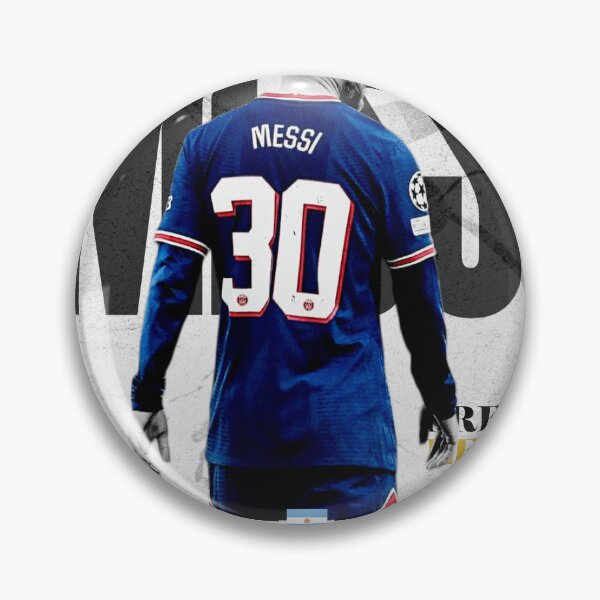 Item preview, The Parisian Playmaker No 30 Navy Retro Football Poster 2023 designed and sold by Af-RT10.