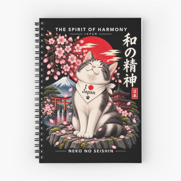 Aperçu de l'œuvre J'aime le Japon - L'esprit d'harmonie de la culture féline japonaise créée et vendue par Nexavri Art.