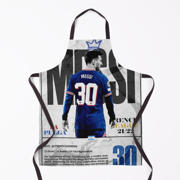 Item preview, The Parisian Playmaker No 30 Navy Retro Football Poster 2023 designed and sold by Af-RT10.