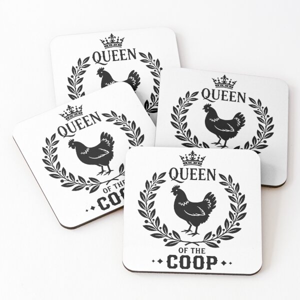 Item preview, Queen of The Coop - Chicken Mom & Chicken Lady Funny Quote designed and sold by w66aboo.