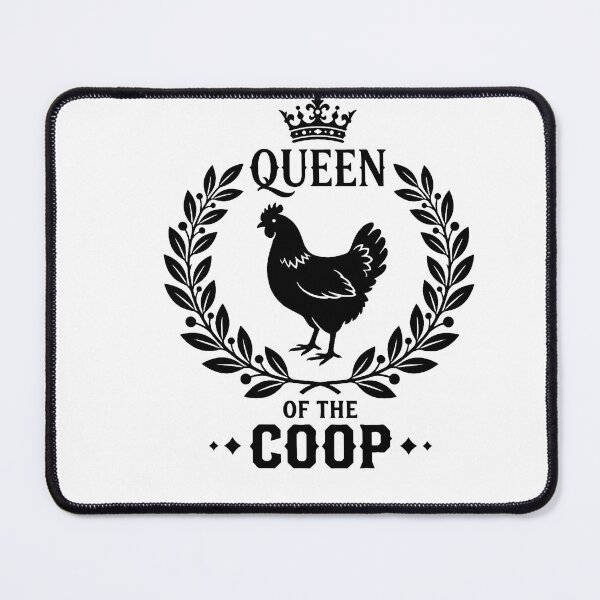 Item preview, Queen of The Coop - Chicken Mom & Chicken Lady Funny Quote designed and sold by w66aboo.
