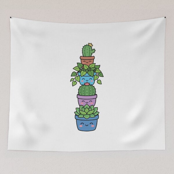Item preview, Kawaii Potted Plants – Cute Succulents, Cactus & Houseplants designed and sold by AliveStyle.
