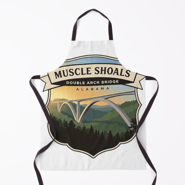 Item preview, Natchez Trace Double Arch Bridge Muscle Shoals Sticker designed and sold by DetourDgn.
