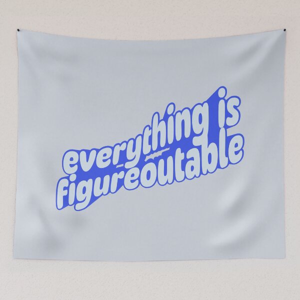 Item preview, everything is figureoutable designed and sold by PeachyLitchi.