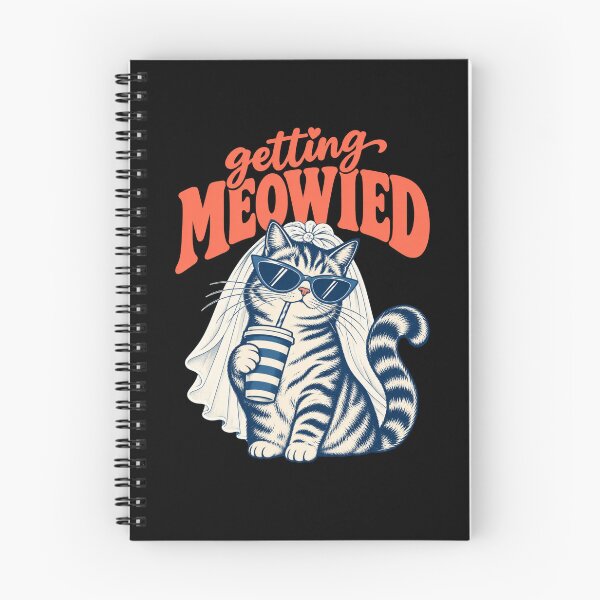 Item preview, Getting Meowied Funny Cat Bride Cat Wedding Bachelorette T-Shirt designed and sold by Trendably.