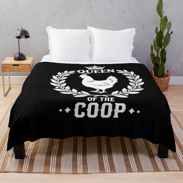 Item preview, Copy of Queen of The Coop - Chicken Mom & Chicken Lady Funny Quote designed and sold by w66aboo.