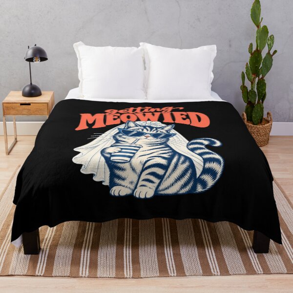 Item preview, Getting Meowied Funny Cat Bride Cat Wedding Bachelorette T-Shirt designed and sold by Trendably.