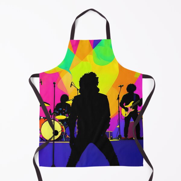 Item preview, Rock Band Live Concert Neon Pop Art designed and sold by Daniela`s shop.