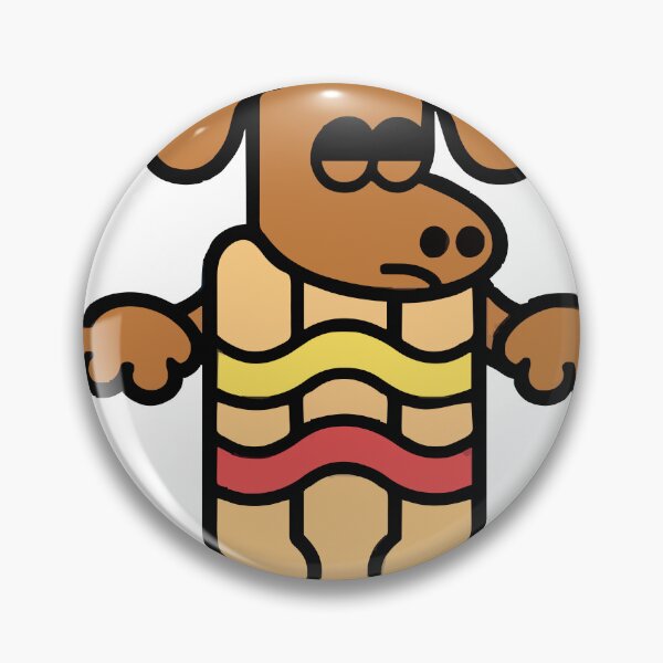 Item preview, Grumpy Dachshund in a Hot Dog Costume designed and sold by BysonDesigns.