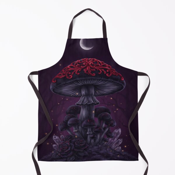 Item preview, Gothic Mushroom Enchanted Forest Witchcore Dark Fantasy designed and sold by JanjjaSoulInk.