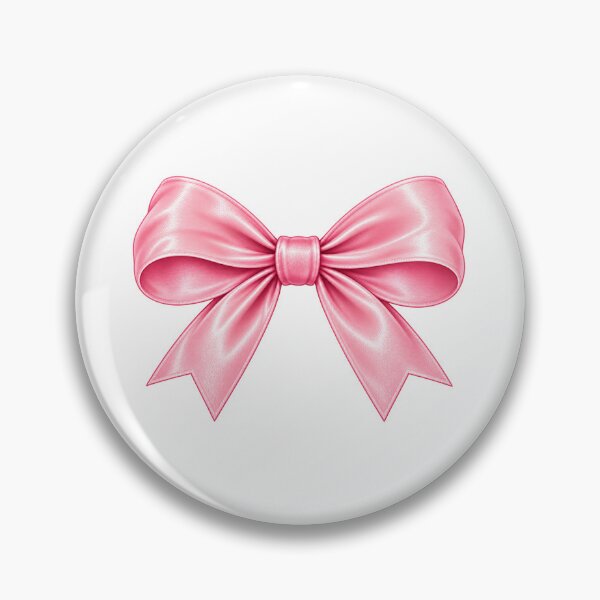 Item preview, Pink Satin Bow Girly Coquette Aesthetic designed and sold by StickyDelights.