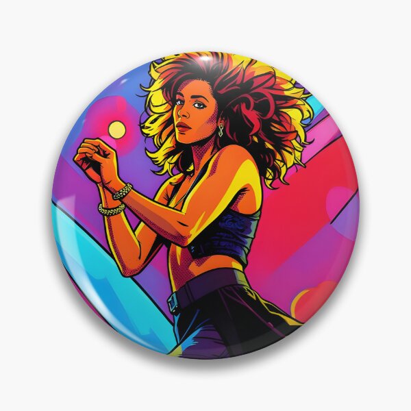 Artikelvorschau, Neon-Pop-Art der Disco-Queen der 80er Jahre entworfen und verkauft von Daniela`s shop.