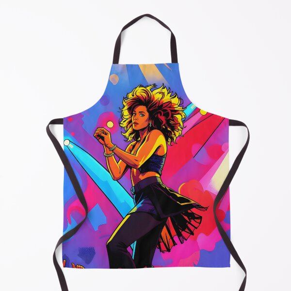 Item preview, 80s Disco Queen Neon Pop Art designed and sold by Daniela`s shop.