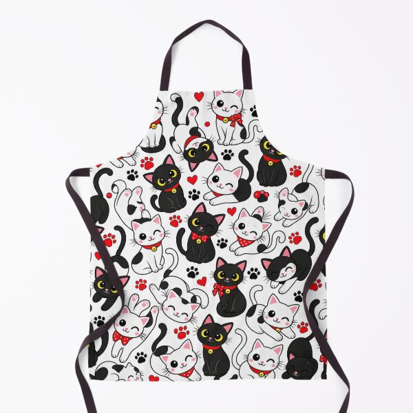 Item preview, Cute Black White Cats for Cat Lovers designed and sold by Nextstep Design.