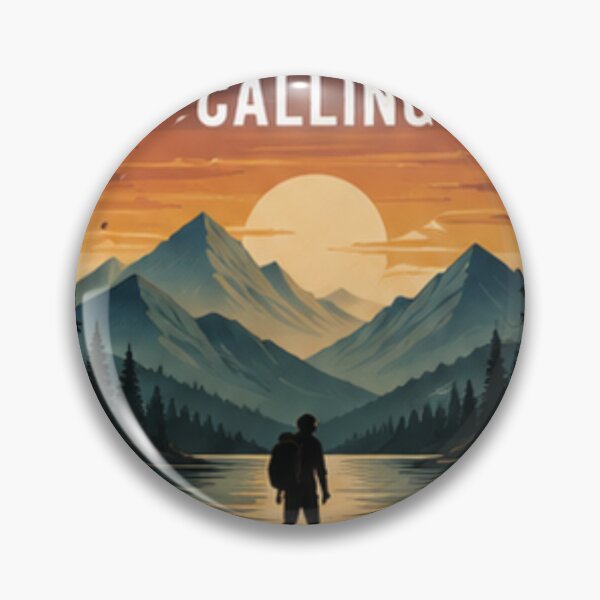 Item preview, Adventure Is Calling And I Must Go Wandering Wilderness Typography designed and sold by everyone cloth house.