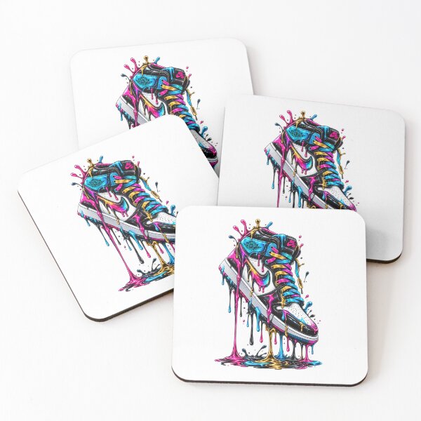 Item preview, Neon Drip Black Sneaker Streetwear Graffiti Art PRIME4YOU designed and sold by PRIME4YOU.