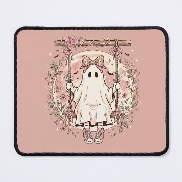 Item preview, Halloween Ghost - Floral Swing Cute Ghost designed and sold by Steele-Art.