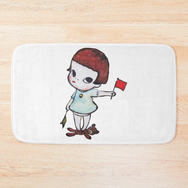 Artikelvorschau, Yoshitomo Nara Mädchen mit Signalflaggen T-Shirt - Yoshitomo Nara Mädchen mit Signalflaggen entworfen und verkauft von maiquess.