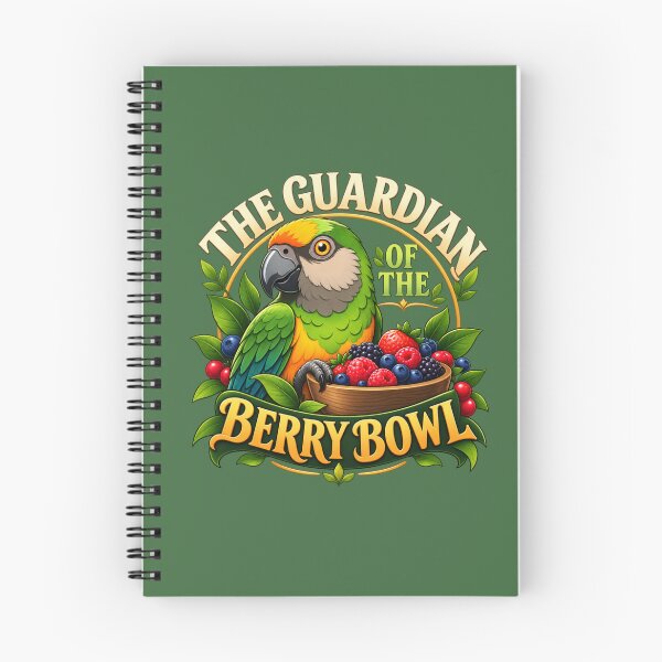Item preview, The Guardian of the Berry Bowl Senegal Parrot designed and sold by PunchDrop.