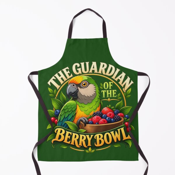 Item preview, The Guardian of the Berry Bowl Senegal Parrot designed and sold by PunchDrop.