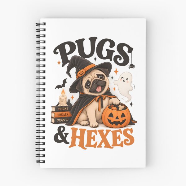 Item preview, Pugs & Hexes Cute Pug Witch Halloween designed and sold by AhmedAlbb.