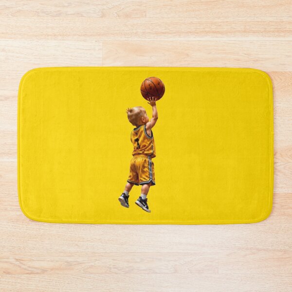 Item preview, Young Toddler Basketball Player Jump Shot Graphic Sticker designed and sold by Scro-Ciob-Shop.