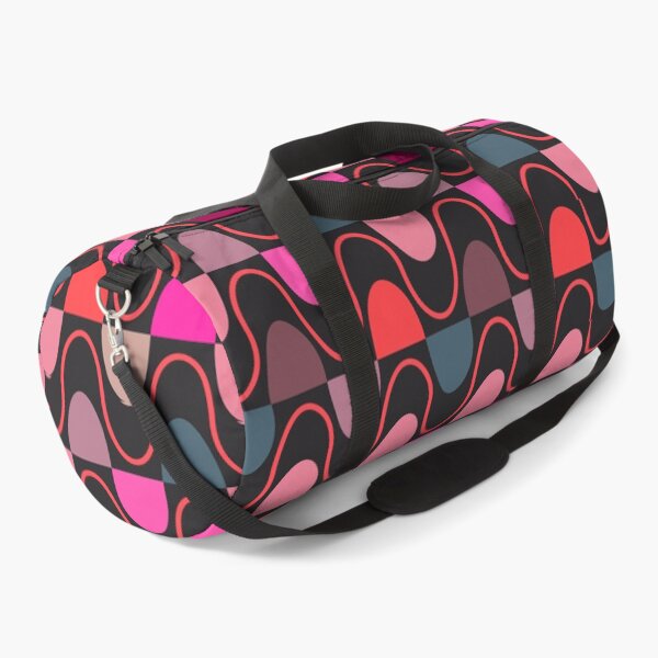 Item preview, Groovy Mod Waveforms – Retro Minimalist Geometric Wave Pattern | Red designed and sold by Frohyou.