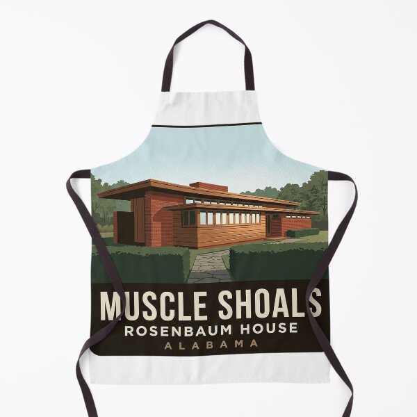 Item preview, Rosenbaum House Muscle Shoals Alabama Sticker designed and sold by DetourDgn.