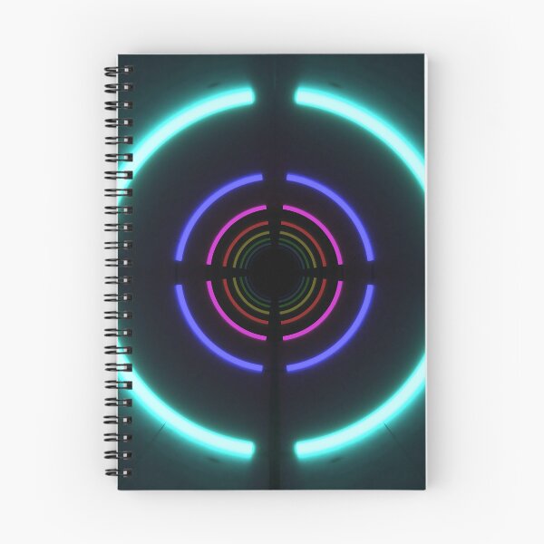 Item preview, Circular Tunnel & Multicolor Neons - Cyan designed and sold by Electric Shock!! Design.