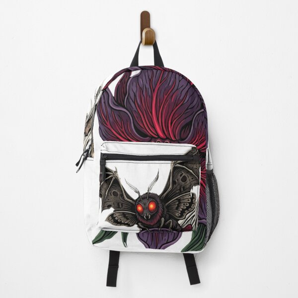 Item preview, Monster Echinacea Bat Moth Horror Art designed and sold by Fairytale_Flowers.