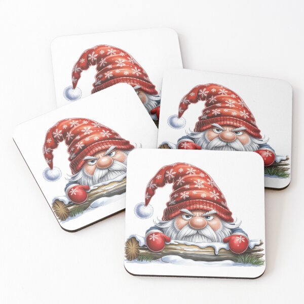 Item preview, Grumpy Gnome Peeking Over Log designed and sold by jkrphoto.