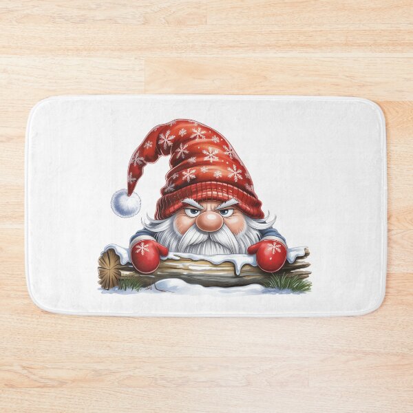 Item preview, Grumpy Gnome Peeking Over Log designed and sold by jkrphoto.