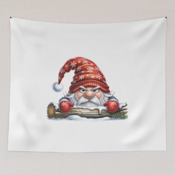 Item preview, Grumpy Gnome Peeking Over Log designed and sold by jkrphoto.