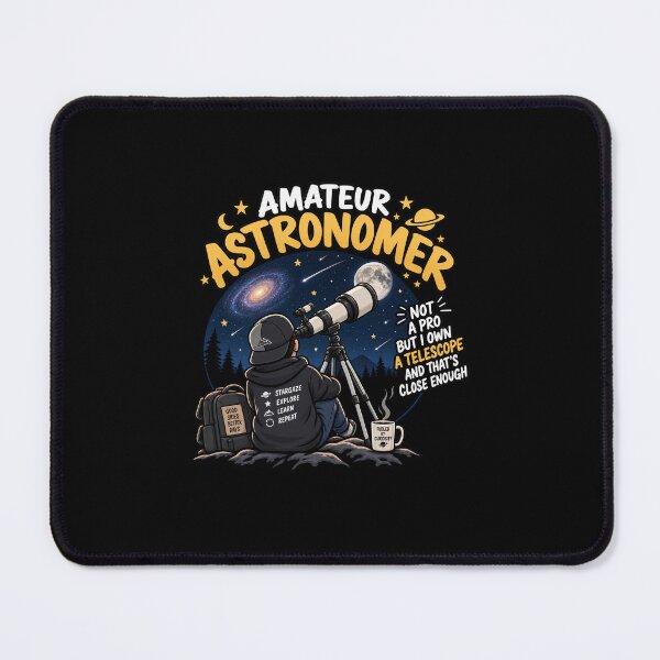 Item preview, Funny Amateur Astronomer Telescope Stargazing Design designed and sold by Zaveroa.