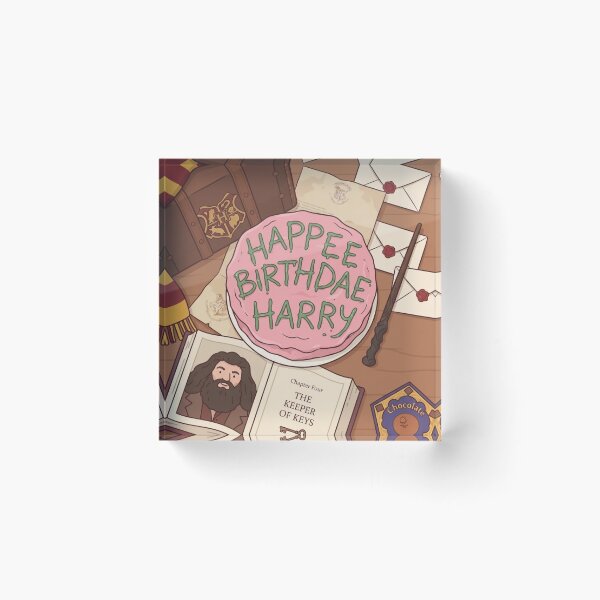 Item preview, Happy birthday Harry Potter designed and sold by MrSor.