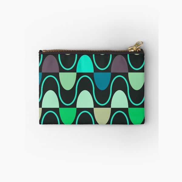 Item preview, Groovy Mod Waveforms – Retro Minimalist Geometric Wave Pattern | Teal designed and sold by Frohyou.