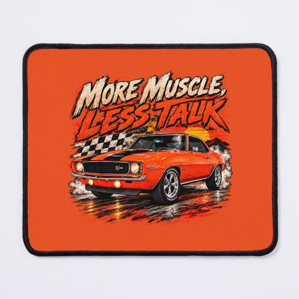 Item preview, More Muscle, Less Talk Camaro Z/28 T-Shirt Design designed and sold by TZehrfeldPhotos.