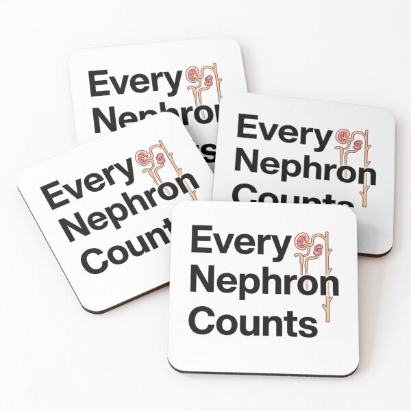 Item preview, Every Nephron Counts – Illustrated Kidney Nephrology Design designed and sold by Mirgonhood.