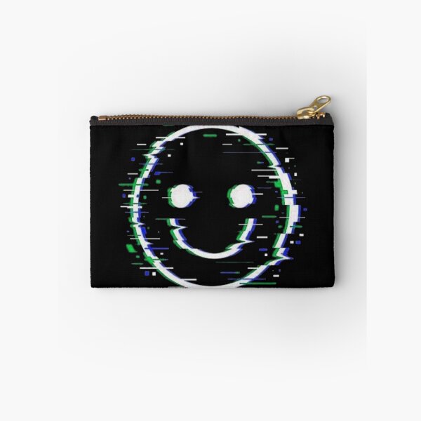 Item preview, Glitch Smiley Face - Cyberpunk Aesthetic designed and sold by Munib302.