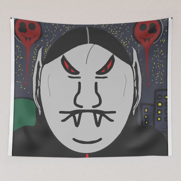 Item preview, Vampire City Night Portrait designed and sold by noctivaganta.