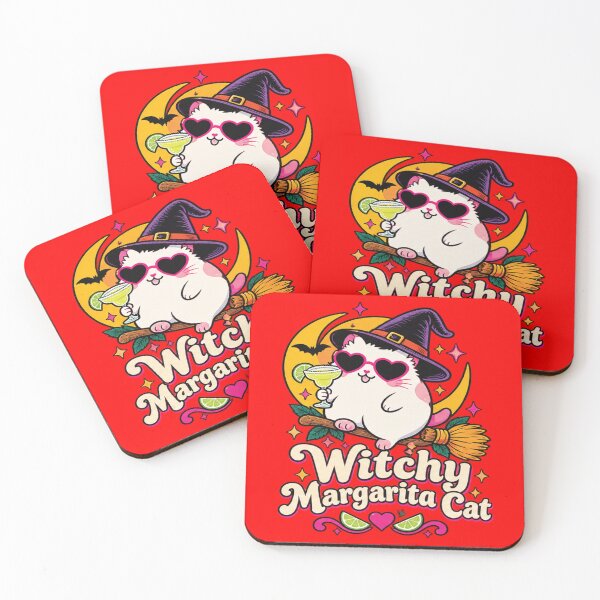 Item preview, Witchy Margarita Cat Shirt – a cute Halloween cocktail tee featuring a magical cat, designed and sold by CHAKSTYLE.