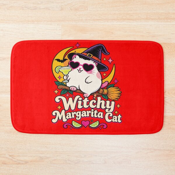 Item preview, Witchy Margarita Cat Shirt – a cute Halloween cocktail tee featuring a magical cat, designed and sold by CHAKSTYLE.