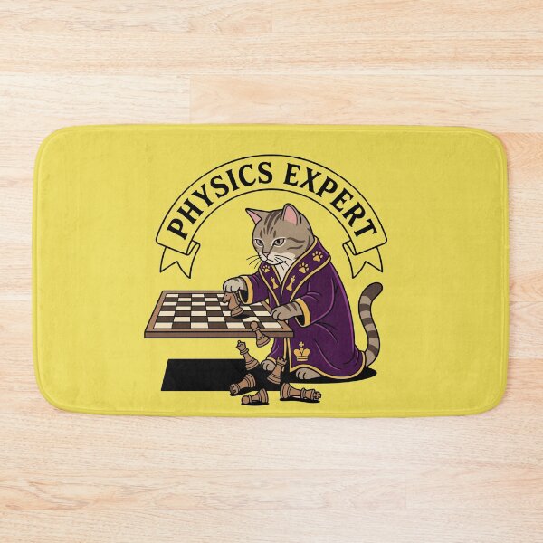 Item preview, Physics Expert Cat Knocking Chess Pieces Off Board designed and sold by Rare By Hero.